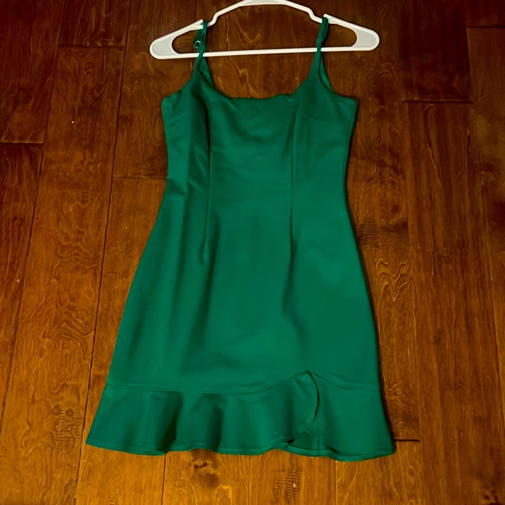 By the Way, XS back zip body hugging dress.